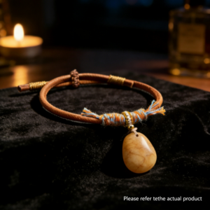 T15A Top-Grade Hetian Beaded Bracelet